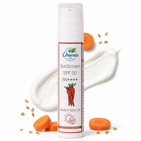 SPF 50 PA++++ Sunscreen with Carrot Seed Oil – 50g