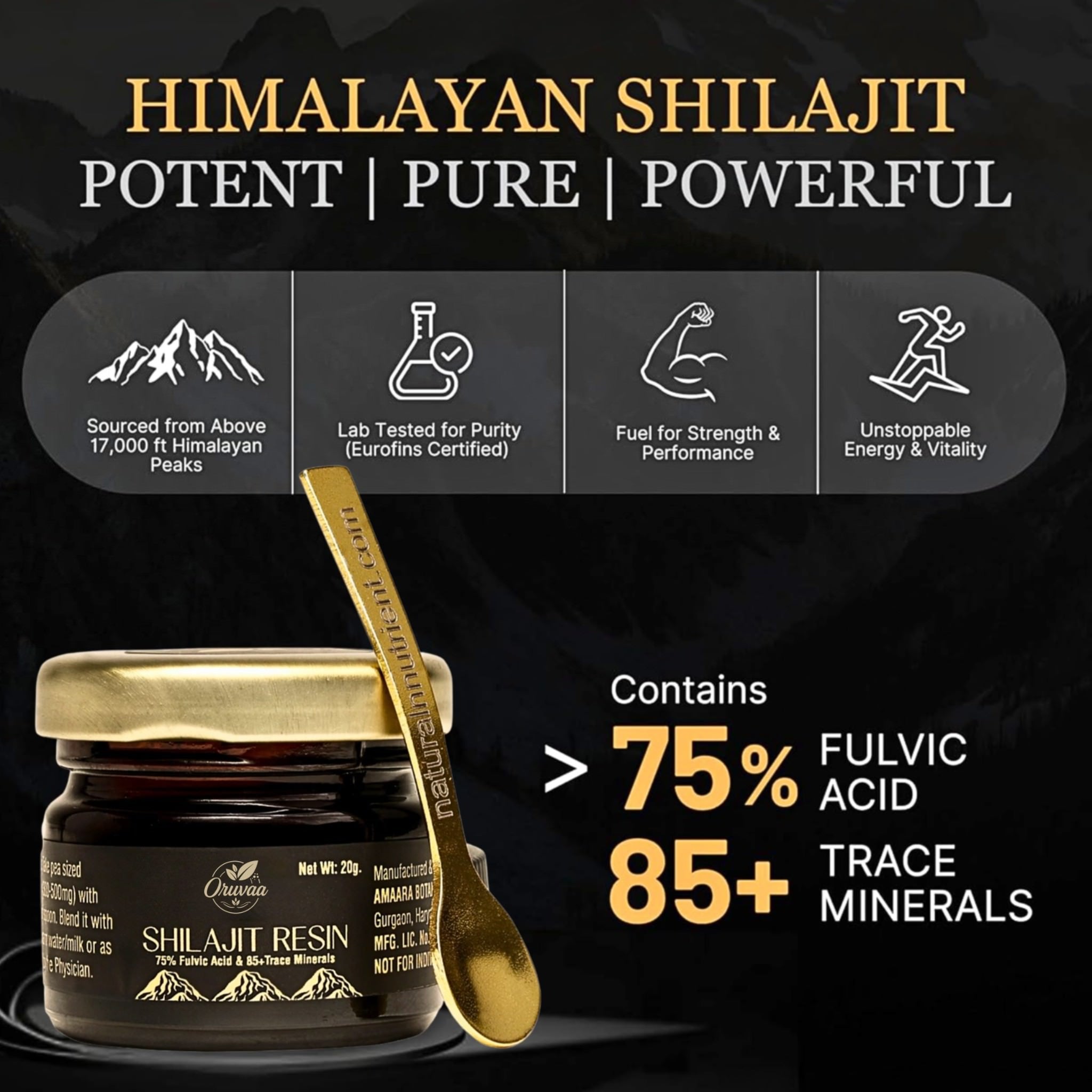 Premium Shilajit Resin - 20g Secondary image
