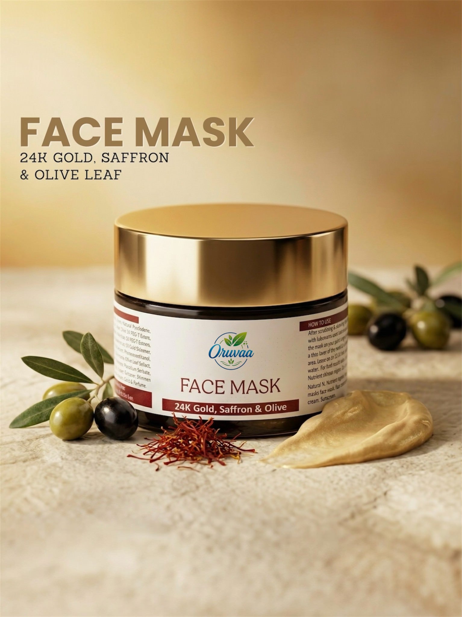 24K Gold Radiance Face Mask - 50g Secondary image