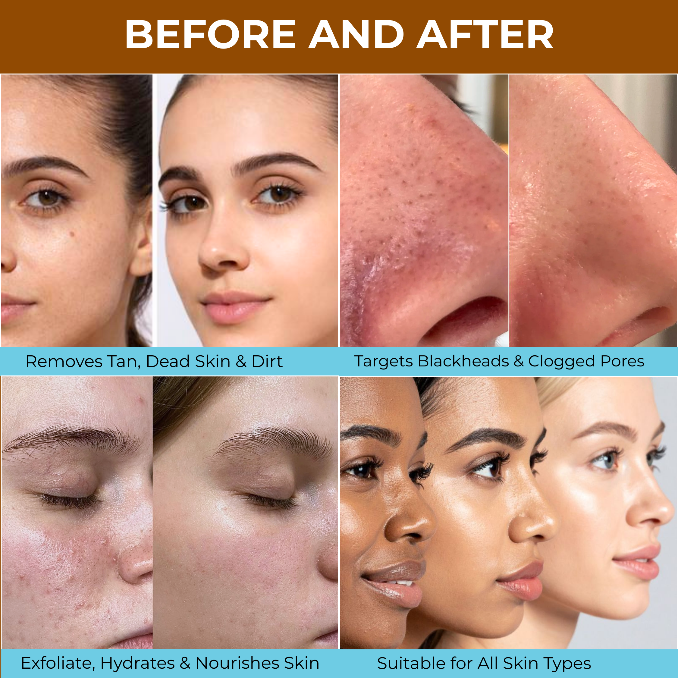 Walnut Face Scrub for Glowing Skin - 100g