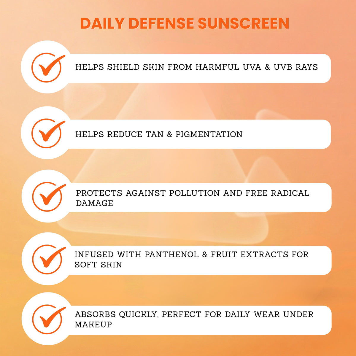 SPF 50 PA++++ Sunscreen with Carrot Seed Oil – 50g