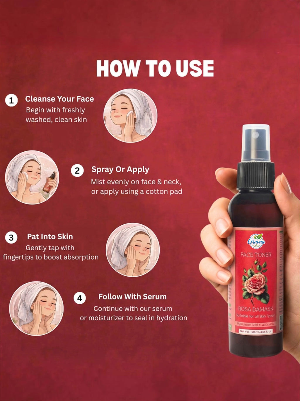 Hydrating Face Toner – 120ml