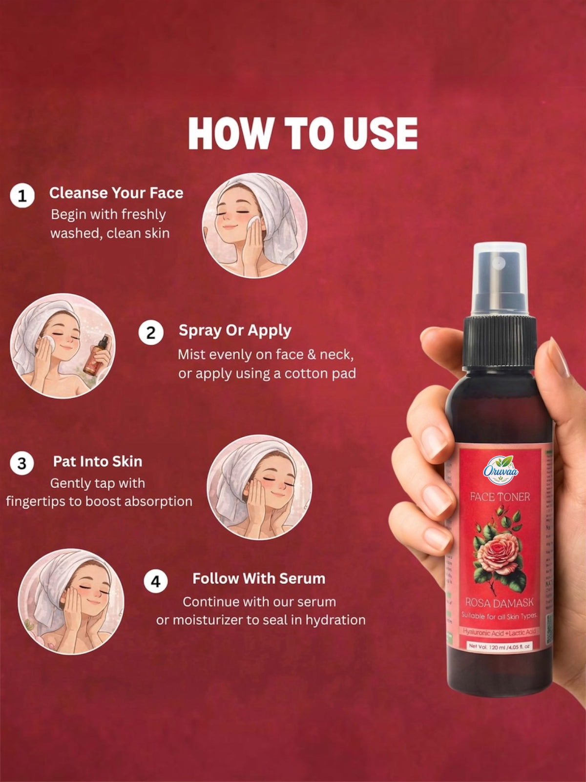 Hydrating Face Toner – 120ml