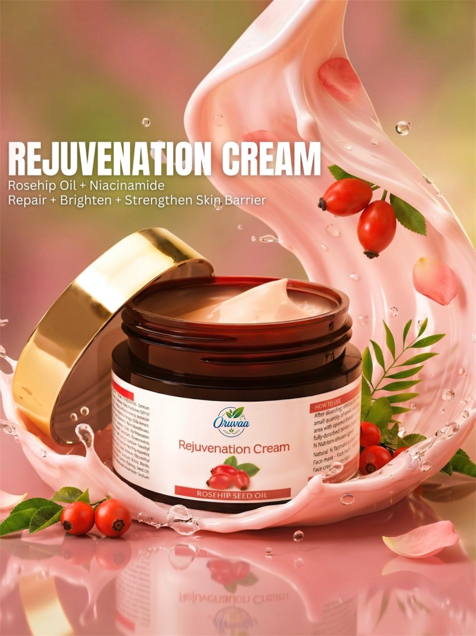 Rosehip Rejuvenation Face Cream – 50g Secondary image