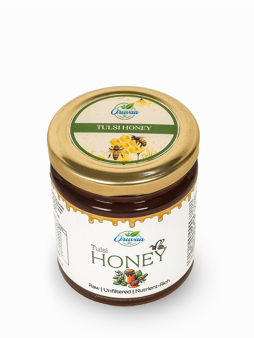 Raw Tulsi Honey – Pure & Unfiltered Natural Honey | 250g