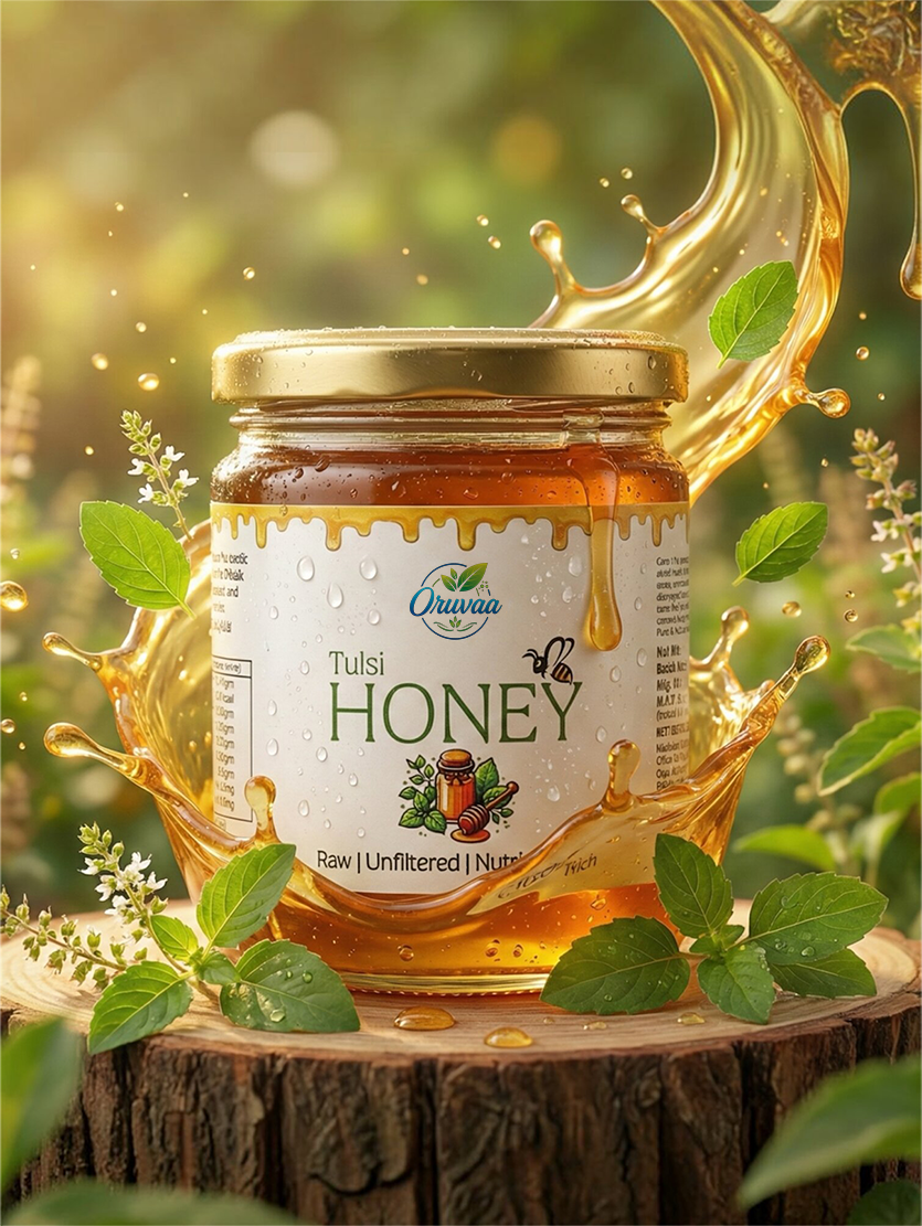 Raw Tulsi Honey – Pure & Unfiltered Natural Honey | 250g Secondary image