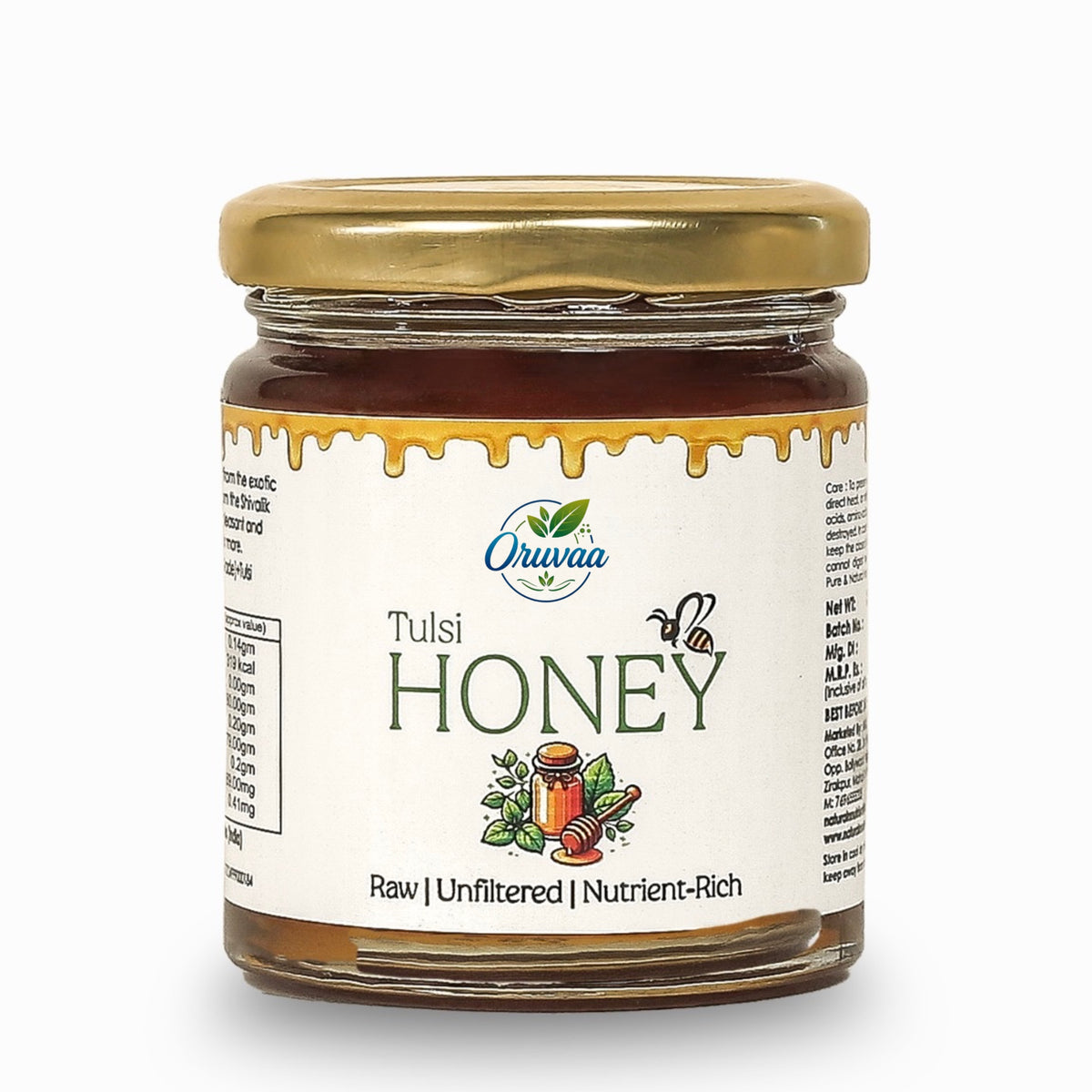 Raw Tulsi Honey – Pure & Unfiltered Natural Honey | 250g Main image